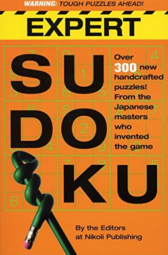 By Nikoli Publishing Expert Sudoku