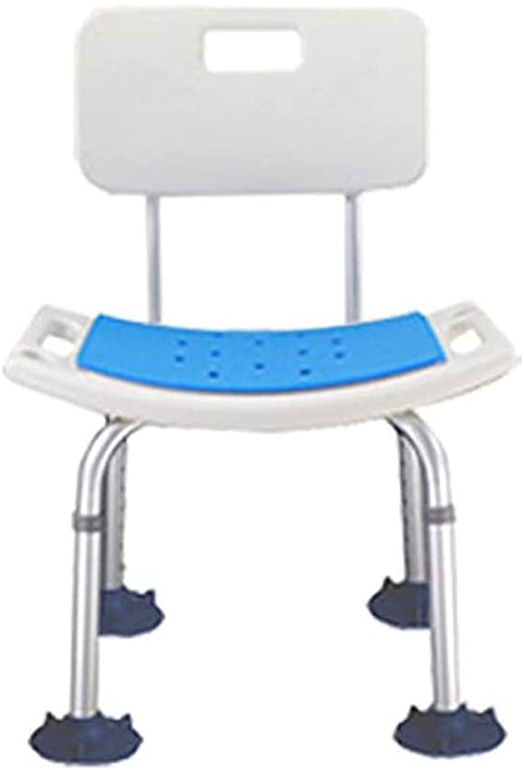 Taburete de Ducha Asiento de Ducha Taburete de Ducha Silla de baño Antideslizante de aleación de Aluminio Taburete de baño de Ducha con Respaldo-Ancianos discapacitados Embarazadas