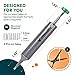Solder Sucker Tool No Clog Silicone-Tip Manual Desoldering Pump Soldering Accessories for Solder Remover – Unrivaled Suction • No Power Needed • Ultra Low-Maintenance • Best-in-Class Desoldering Gun