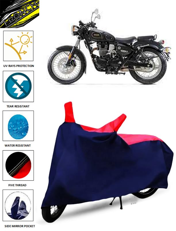 Image of FRONCH Benelli Imperiale 400 Waterproof Bike Cover, Blue