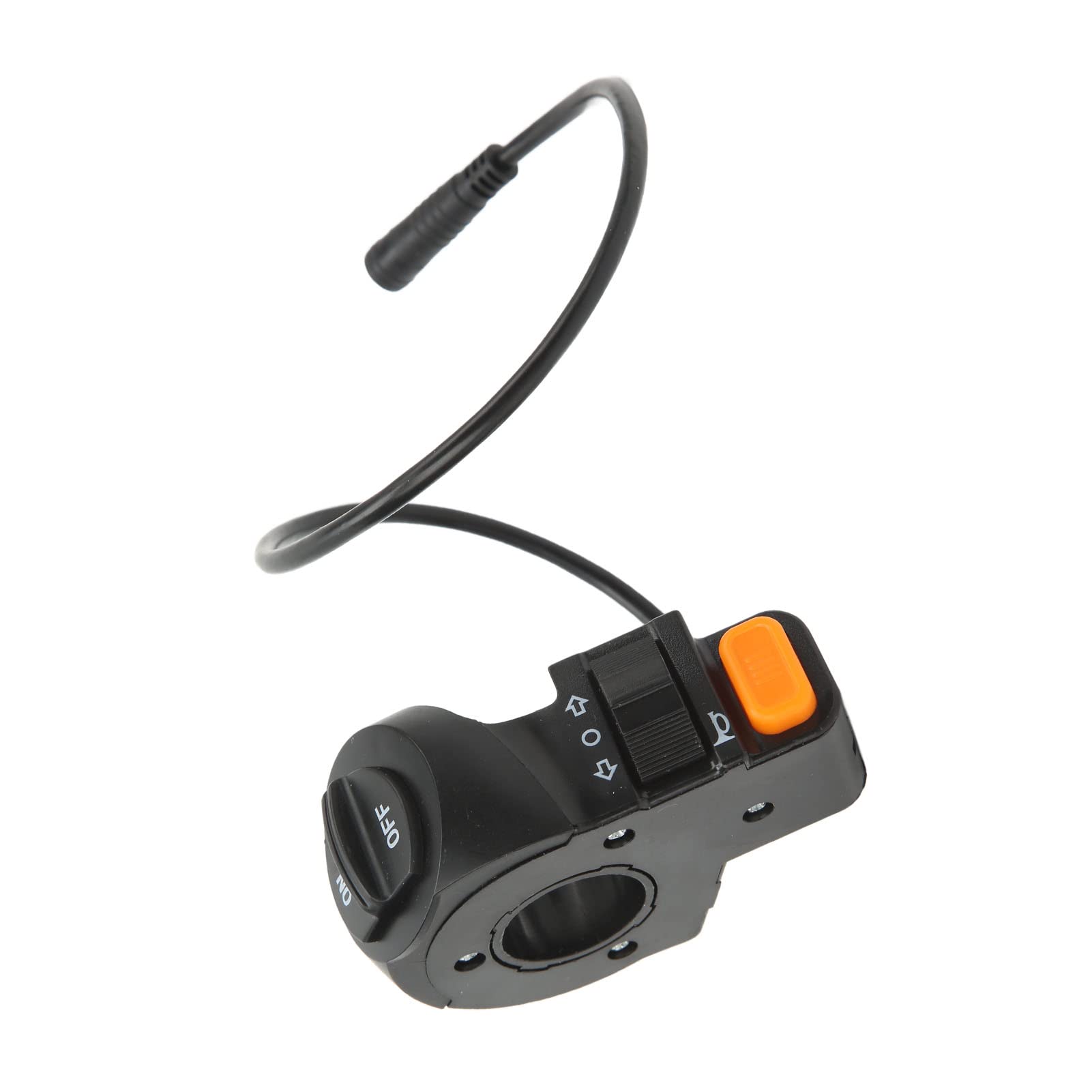 Gonetre Interruptor de Luz para Bicicleta Eléctrica, Montaje en Manillar, Resistente Al Agua, ABS, Fácil Instalación, Interruptor de Luz de para Bicicleta para Patinete Eléctrico