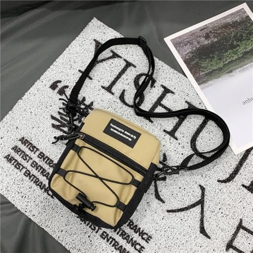 Canvas Unisex Cute Messenger Bag Lightweight Crossbody Shoulder Bag for Men and Women3