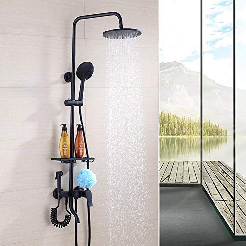 Ensemble de douche à jet supérieur et bidet réglable 4 modes - 4