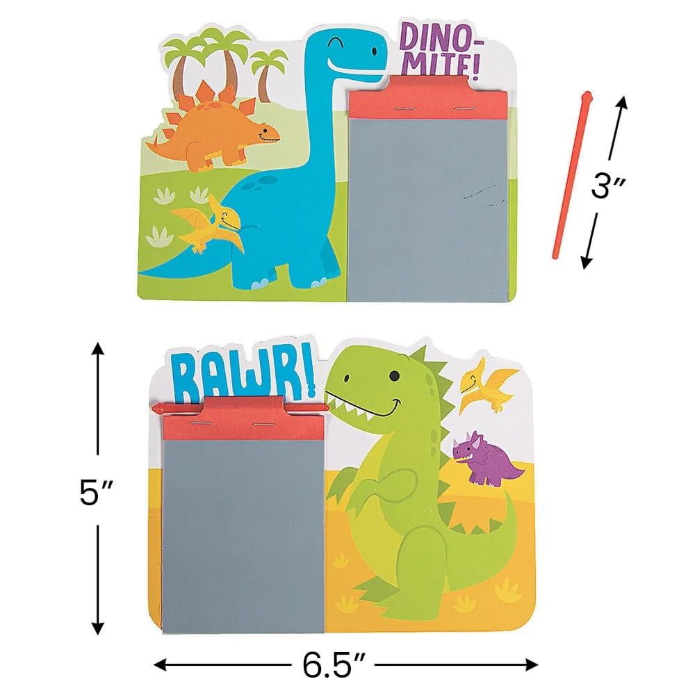 Fun Express Dinosaur Magic Screen - Stationery - 12 Pieces