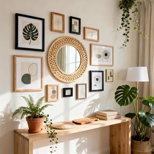 Image of 111Pcs 25 40 65 LB Drywall Picture Hangers Claw Heavy Duty No Damage | Picture Hanging Hooks Hardware Kit Tool Free Wall Hanger for Room Office Sawtooth Wire Ring Mirror Photo Poster Frame
