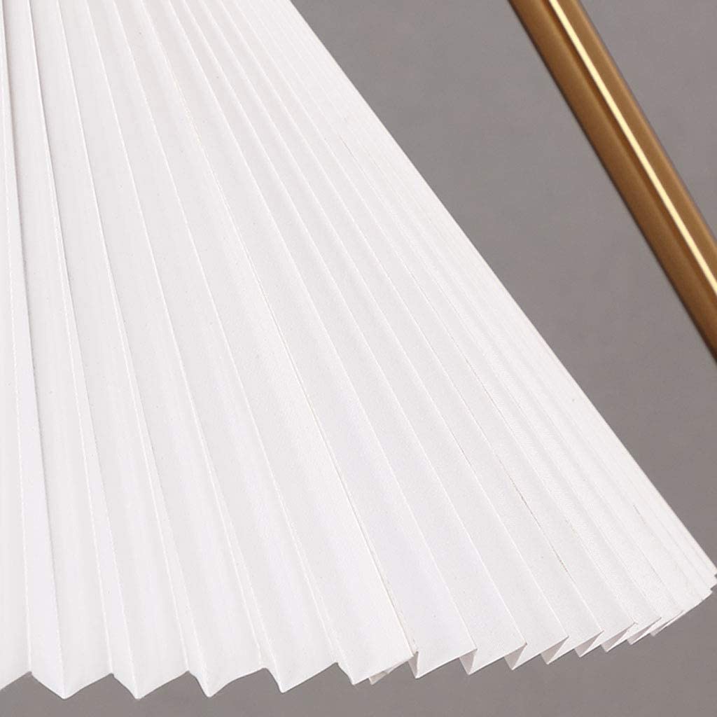 Lampa Stojąca Salon Żelazna Lampa Podłogowa Retro Regulowana Głowica Światła Lampa Podłogowa Plisowana Tkanina Abażur Stojący Do Lampy Salon Sypialnia Lampa Podłogowa Sypialnia(Dimmer switch)