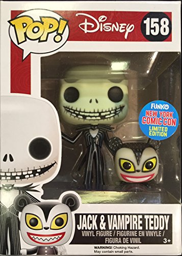 Funko Pop! Disney #158 Nightmare Before Christmas Jack Skellington &Amp; Vampire Teddy (Nycc 2015 Exclusive)