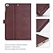 ProCase for iPad 9.7 Inch iPad 6th/5th Generation Case 2018 2017/iPad Air 2/Air 1 Case, Premium Leather Folio Corner Protection Multi-Angle Viewing Stand Cover with Front Pocket Pen Loop -Brown
