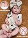Abenduot 18inch Bettie Girl Doll Can Open Mouth Anatomically Correct Silicone Baby Dolls Realistic Full Solid Silicone Body Newborn Dolls Flexible