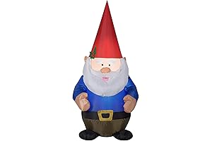 Gemmy Holiday Inflatables Airblown 4 Foot Christmas Gnome
