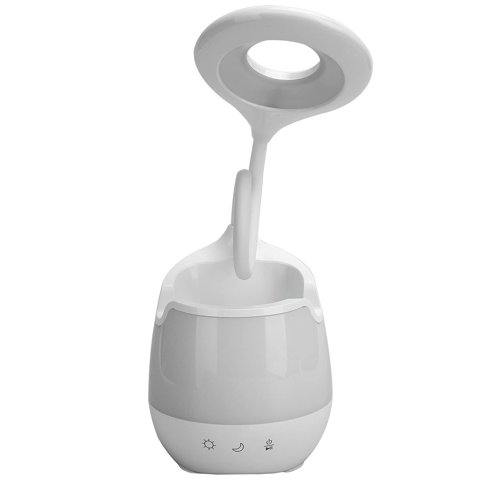 Lampada da Scrivania LED con Controllo Touch, Altoparlante e Luce