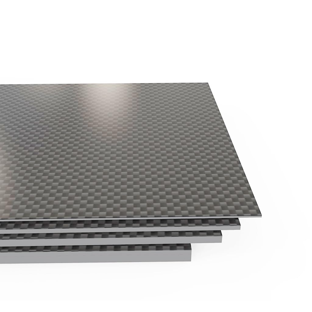 Foglio In Fibra Di Carbonio 3K Twill - 200x300x2 Mm | Per DIY, Droni E Prototipi - Foto 6