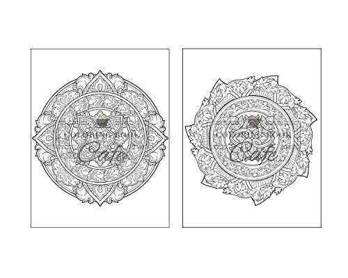 125 Mandalas: An Adult Coloring Book Featuring 125 of the World's Most Beautiful Mandalas for Stress Relief and Relaxation - Image 44