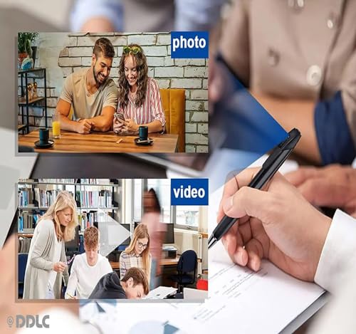 Image of Camera Pen with Free 32GB Sd Card 1080P Full HD Video Audio Recording Indoor Outdoor Mini Cam for Home Security, Business & Learning (Pen Camera 32gb)