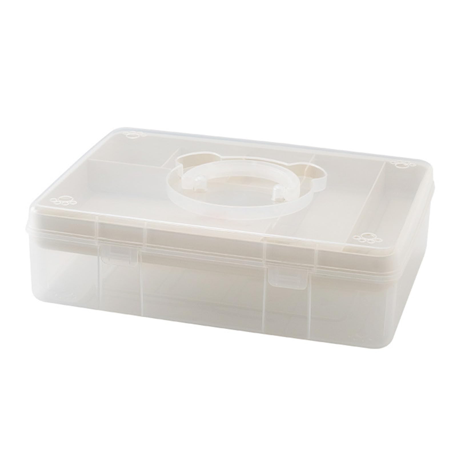 SHYYOULQE Organiser Storage Box Stackable Container for Stationery Scrapbooking Craft Supplies Container