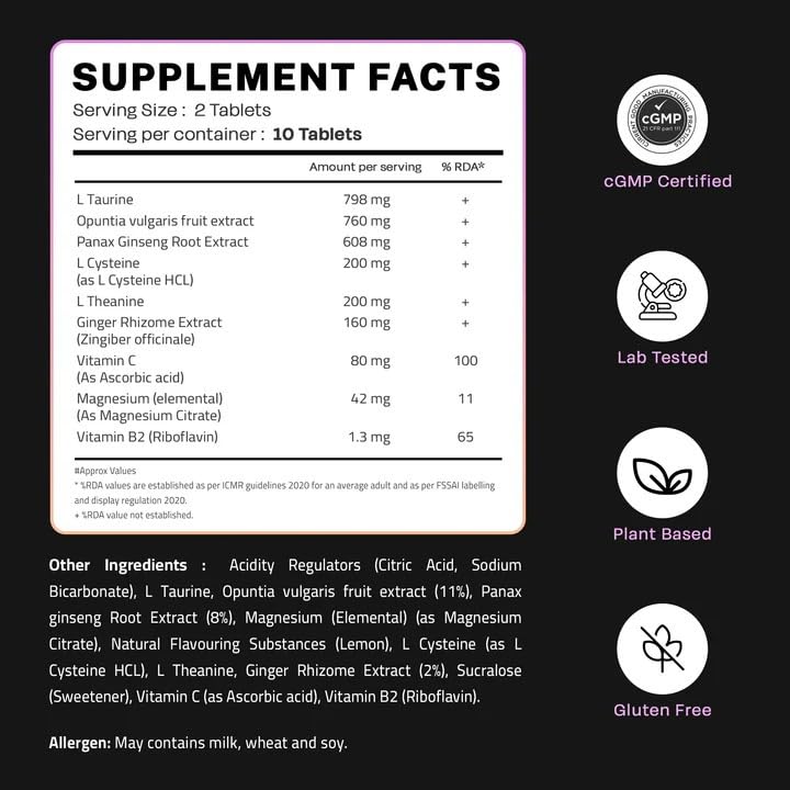 Image of Auric Party Detox Effervescent Tablet - Drop, Fizz & Drink - 40 Tablets