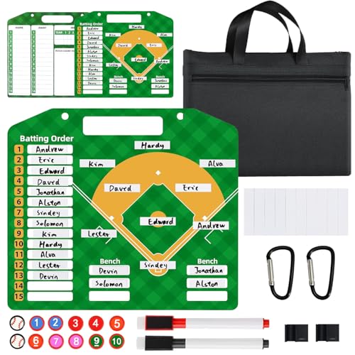 Magnetic Baseball Lineup Board |...