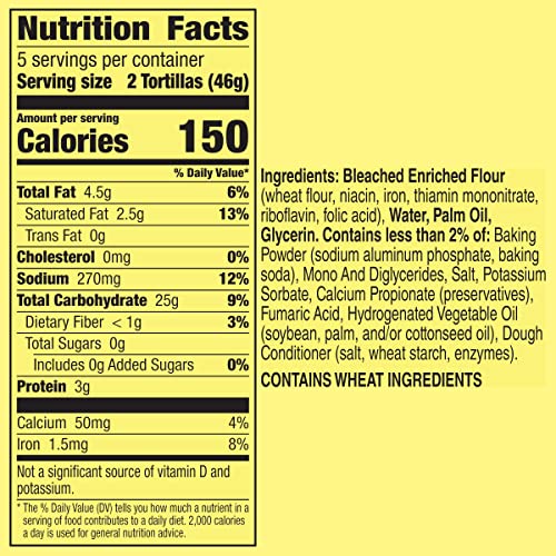 Old El Paso 27341 Flour Tortillas, For Soft Tacos And Fajitas thumb #6