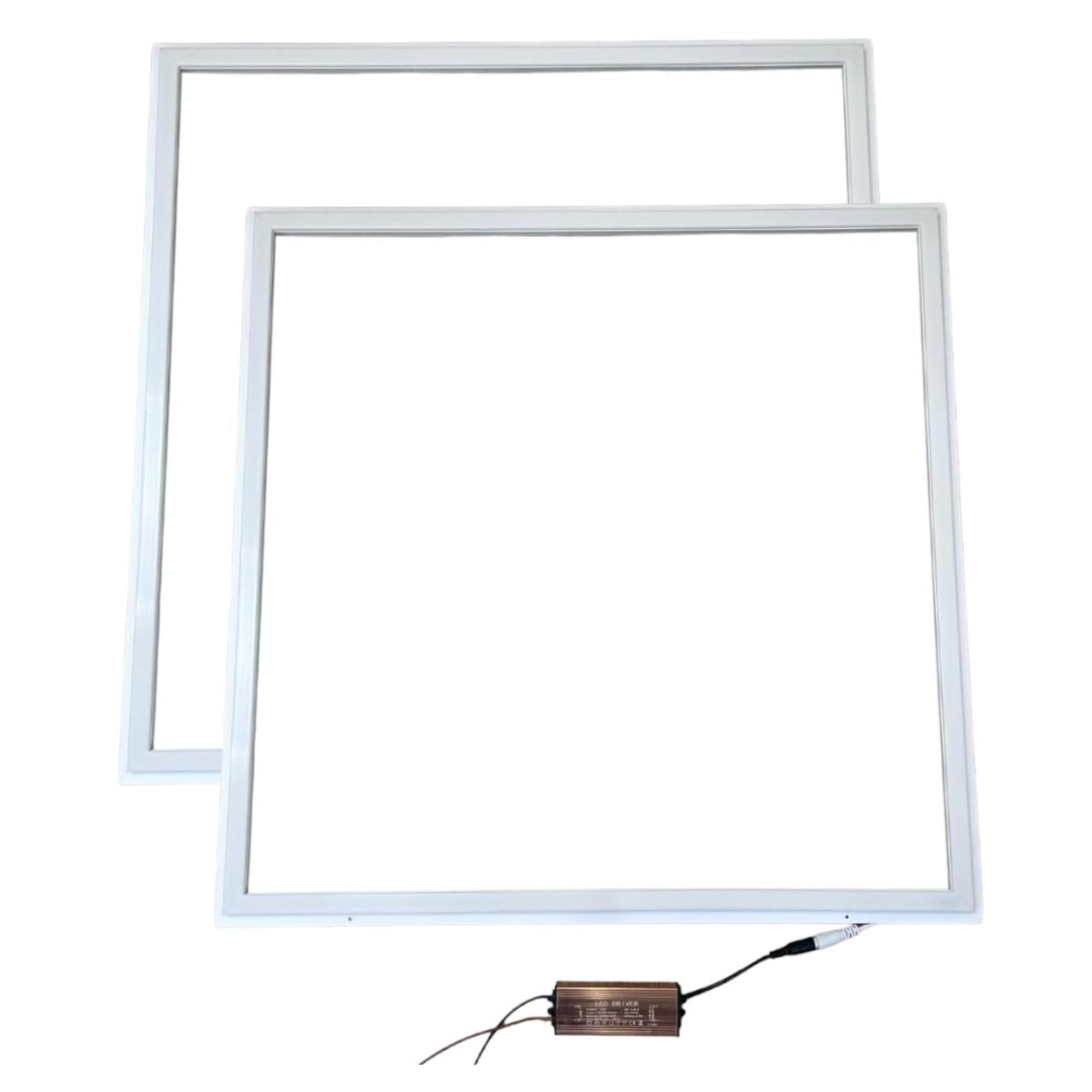 LED ATOMANT 4 stuks led-panelen, 60 x 60 cm, 48 W, CCT (warmwit, neutraal en koud wit, 5000 lumen, inclusief driver