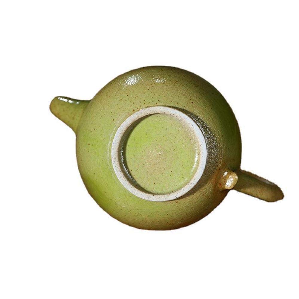 Amazon | OJSP 手作りセラミックエメラルドグリーンティーポットポット
