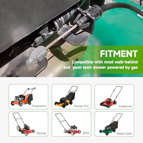 HIAORS Lawn Mower Throttle Cable - Dimensions