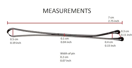 Miniatura 8 de Kleravitex Pinzas de pelo Bobby jumbo de 2.75 pulgadas, con punta de bronce para mujer, perfectas para rodillos, pasadores de pelo para boda y