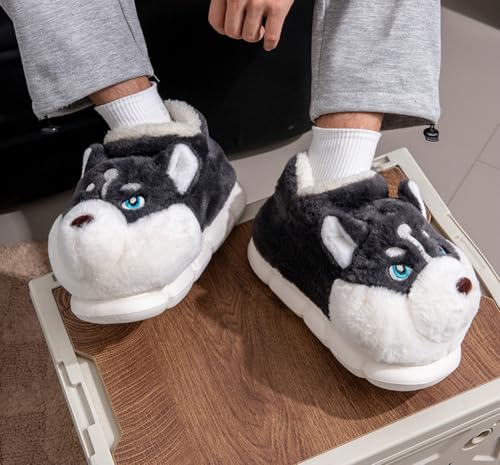Fluffy Furry Cute Animal House Slippers for Women Fuzzy Dog Slippers Women's Warm Winter Slipper Indoor 20252