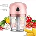 Przenośny rozdrabniacz do żywności, elektryczny młynek do rozdrabniania czosnku, mały kuchenny rozdrabniacz do cebuli bezprzewodowy blender przenośny tłuczek do żywności dla dzieci 260Ml