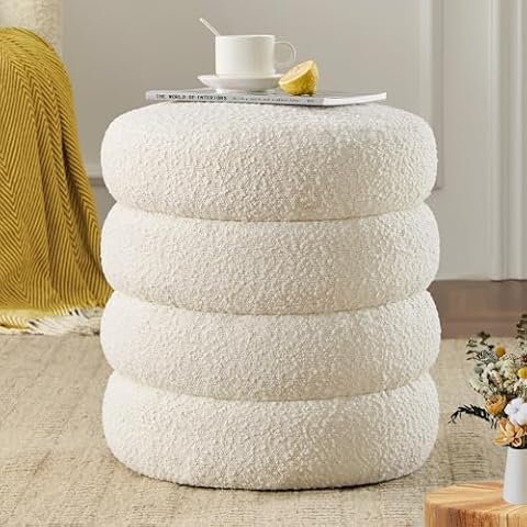 Busaurus Round Storage Ottoman Cover