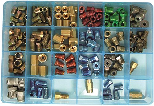 FMSI Automotive Hardware 269 Brake Line Fitting Assortment (158 Pieces)