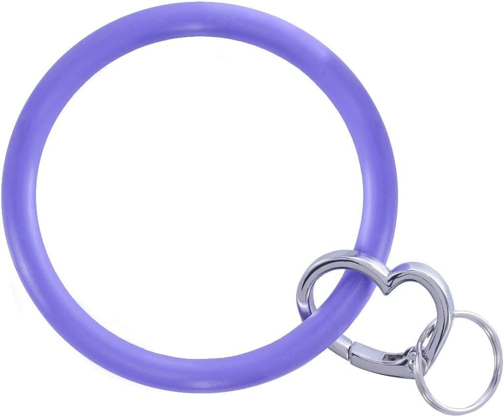 Silicone Bangle Key Ring by Soft Spot Co (Purple)