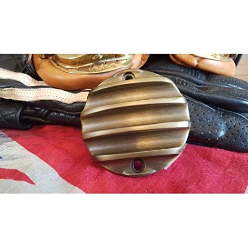 Motone Customs Ribbed ACG Cover â€“ Brass