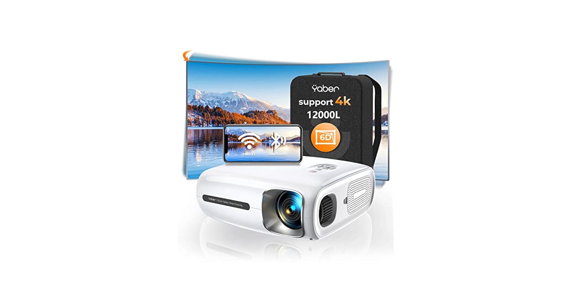 Yaber Pro V7 プロジェクター 本体 Amazon.com: YABER Proyector Bluetooth Pro V7 12000L 5G WiFi