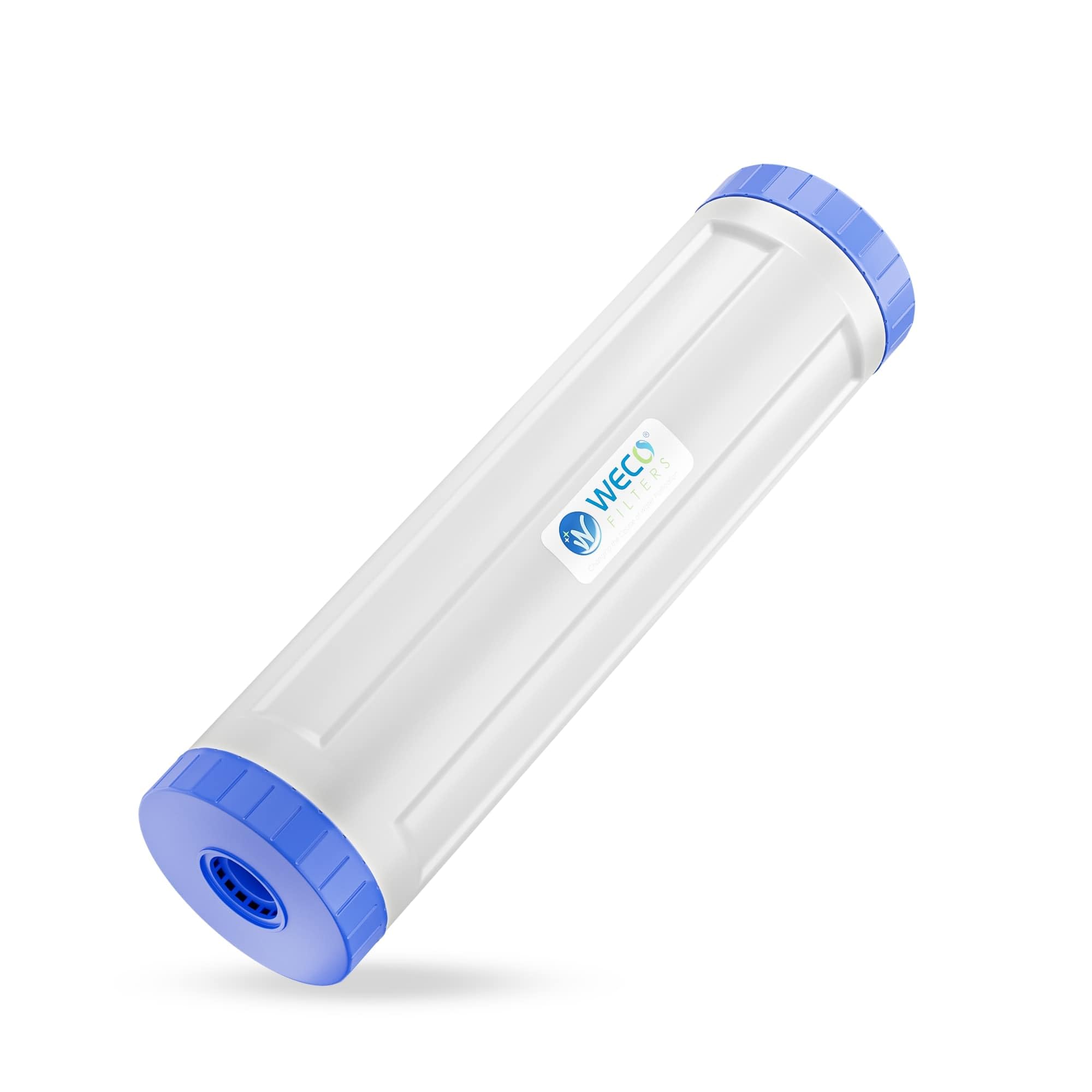 WECO DI-2045 - Cartucho de filtro de resina DI de mezcla personalizada de 4 ½ x 20 pulgadas (DI-2045)