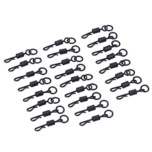 25 girelle a forma di Q per pesca alla carpa