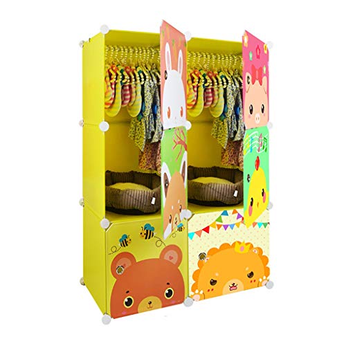 Preisvergleich Produktbild Haustier Kleiderschrank Kleiner Kleiderschrank des Haustierhundes Cat Kleiderschrank Möbel Haustierzubehör Bodenständig Kleiderablage (Color : Fruit green, Size : 74 * 37 * 108cm)