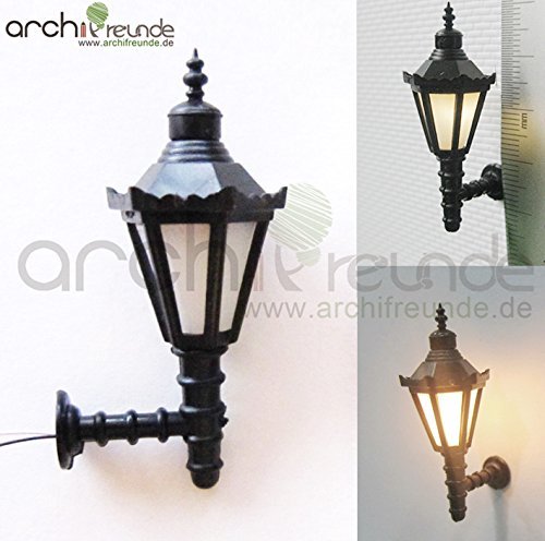 4 x LED Wandlampen Wandleuchte Modellbau 1:25 Modelleisenbahn Spur G Cover