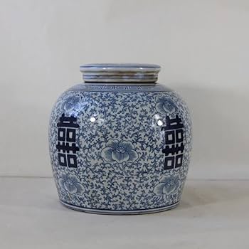 Amazon.co.jp: XIALON 22cm 中国景徳鎮アンティークブルー