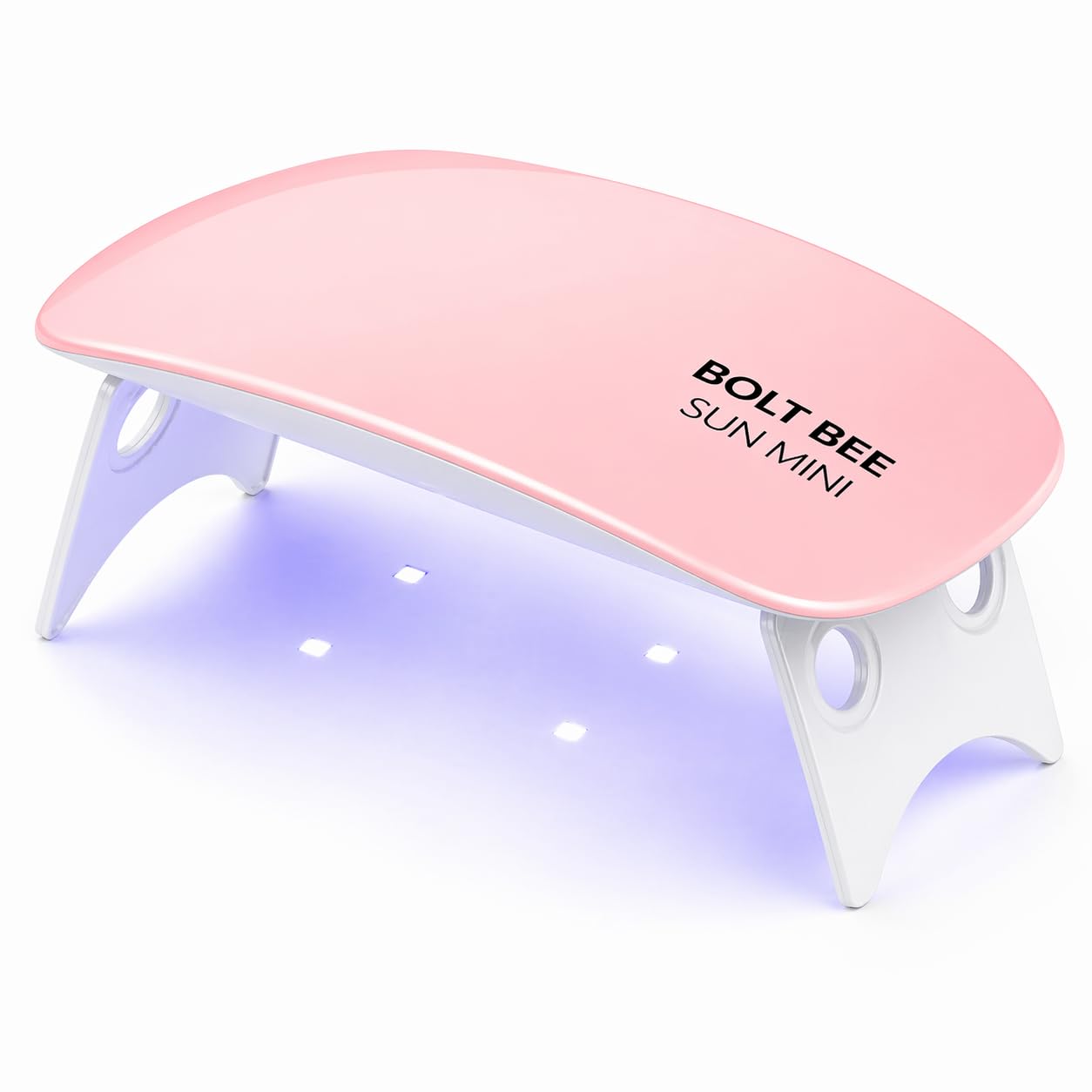 BOLT BEE Sun Mini UV LED Nail Lamp – Portable Fast Curing Nail Dryer for Gel Polish, Compact Foldable Mini Lamp for Home & Travel, Quick Dry UV Light for Manicure & Nail Art-image-21