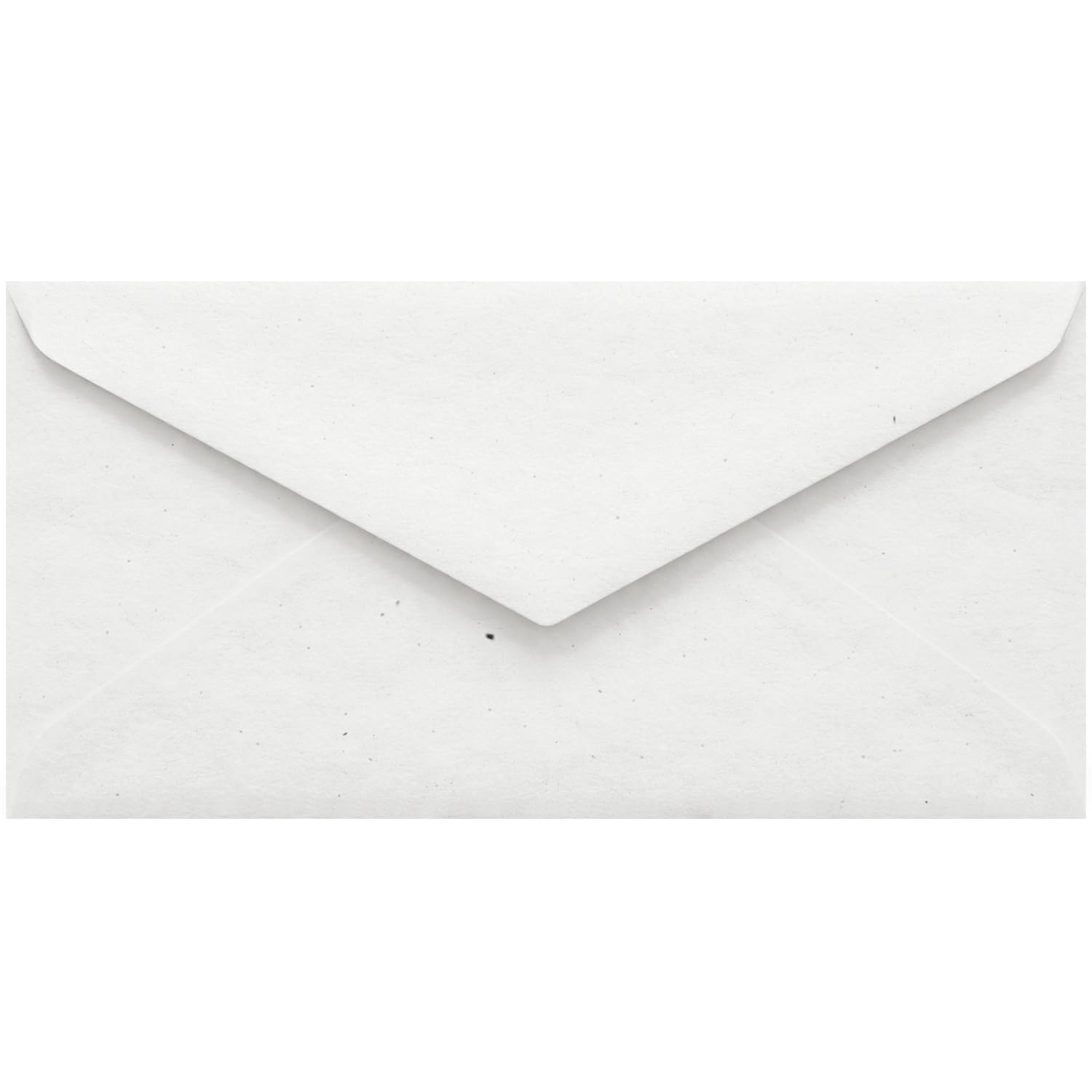Netuno 100 Envelopes Ecru DL 11 x 22 cm 130 g Flora Anice Elegant Envelopes with Pointed Flap without Window Recycled Envelopes for Invitations Thank You Cards Greeting Cards