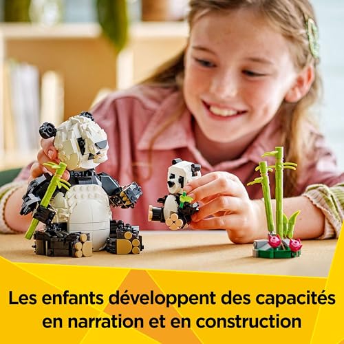 Lego Creator 3 en 1 Animaux Sauvages : La Famille De Pandas Lego La Boite - vue 7