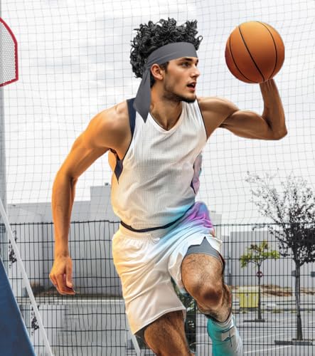 Image of Sport Tie Headbands Tennis Head Tie for Men Women Sports Fans Ninja Soccer Basketball Teams Head Ties Halloween