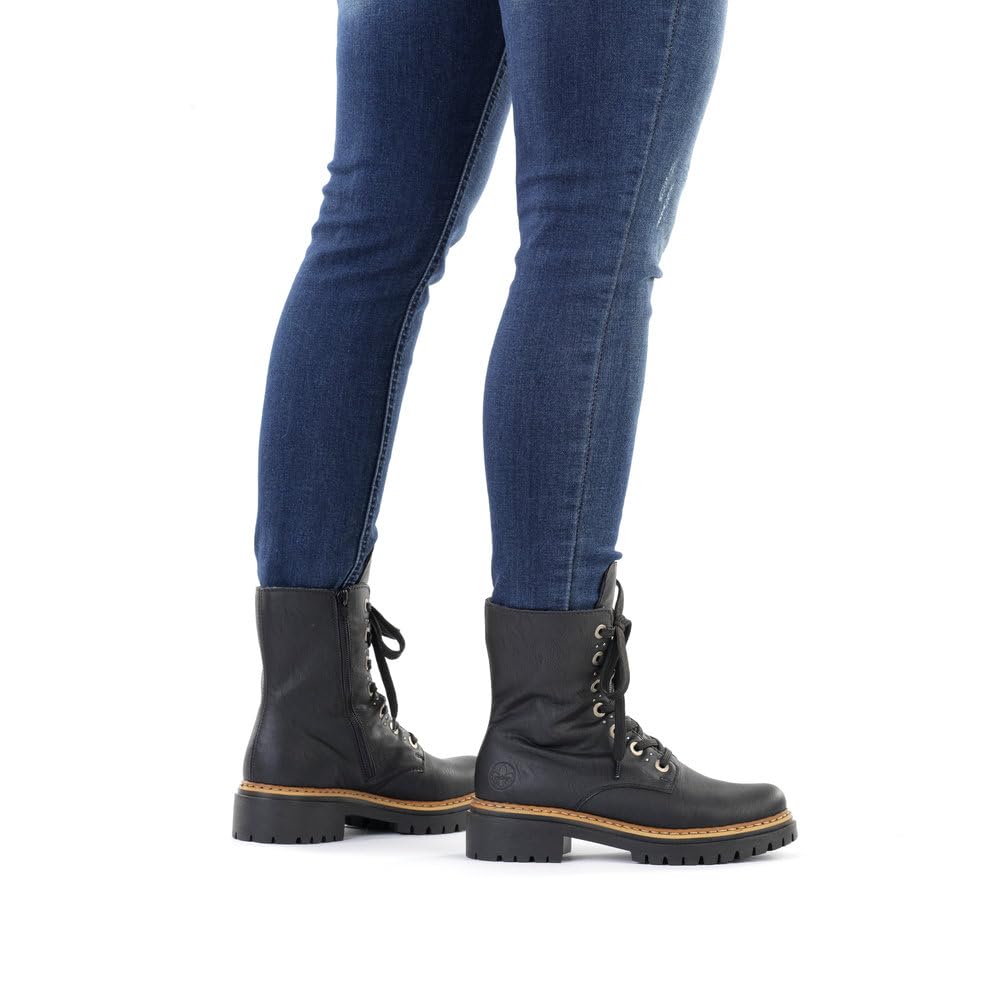 Rieker Kobiety Damen Stiefel SchwarzButy Chelsea.
