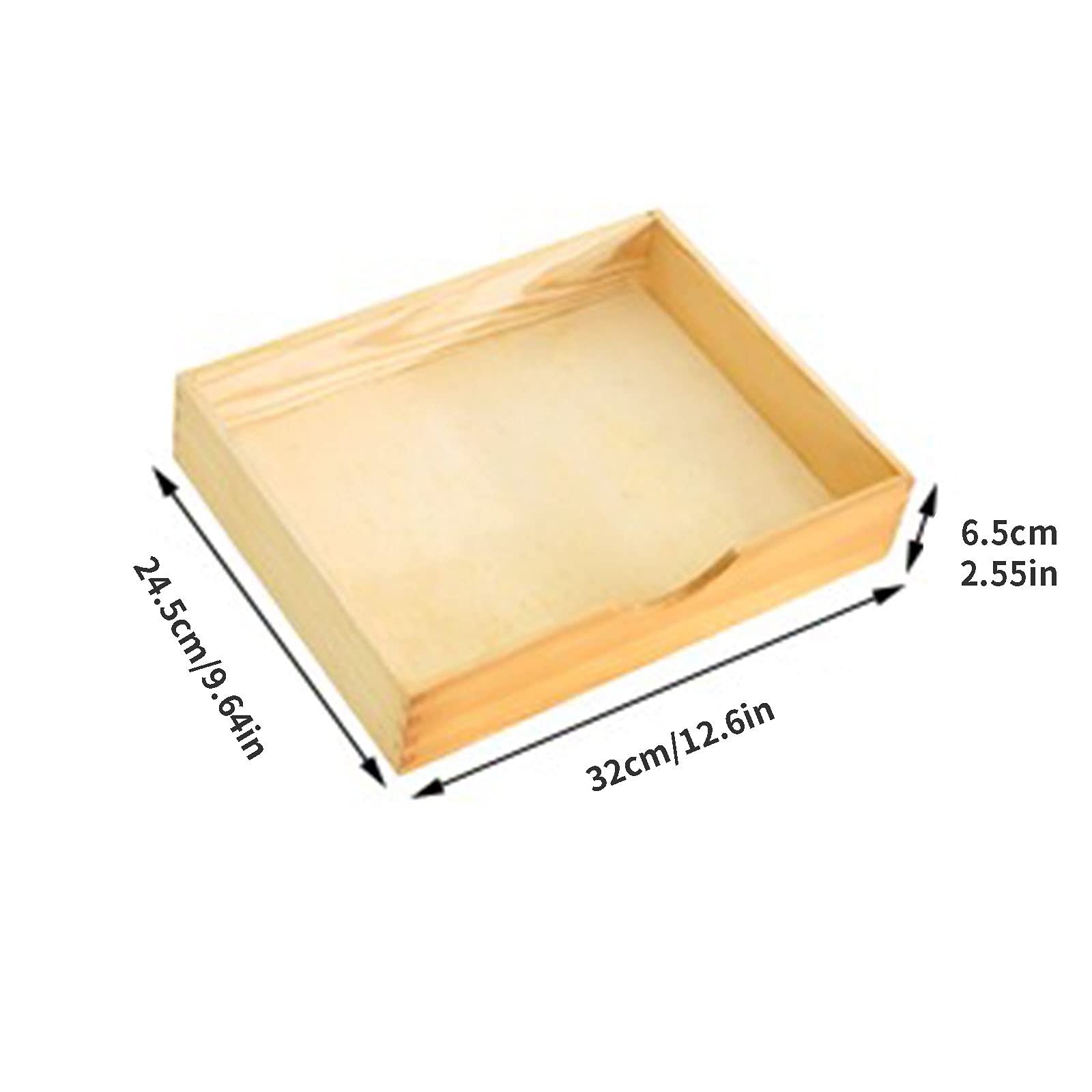 Organizer da scrivania in legno di pino con cassetto, scatola portaoggetti in legno, schedario piatto A4, forniture per ufficio scolastico Accessori da scrivania per cassetti per organizzare document