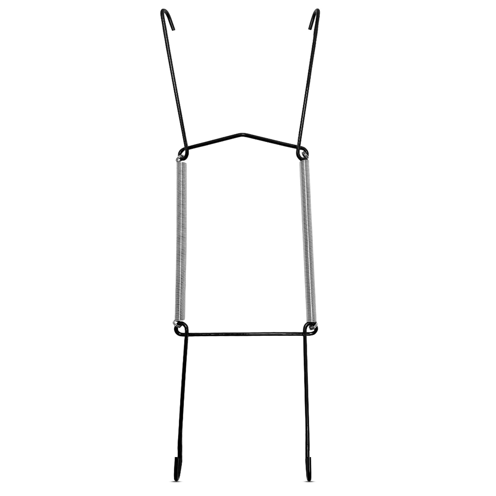 Invisible Plate Hangers for Wall | Decorative Dish Display Holders Hanging Wires Spring Hook Holder Fit to Hang on Wall (Black Plate Hanger, 37-46 cm)