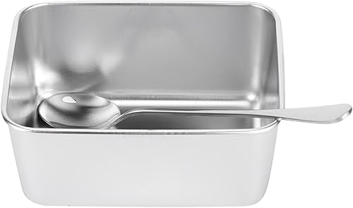 Miniatura 9 de OKJHFD Caja de condimentos de aleación de aluminio de 8 rejillas, contenedor de almacenamiento de condimentos, tarro de condimentos, utensilios de