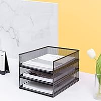 Amazon.co.jp: A3 卓上収納ラック メッシュ 金属 書類トレー Amazon.co.jp: A3 卓上収納ラック メッシュ 金属 書類トレー