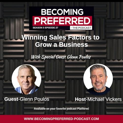 Page de couverture de Glenn Poulos – Winning Sales Factors to Grow a Business