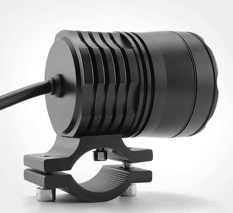 Motorcycle Driving Lights 12-60V 40W 3600LM LED Fog Lights for ATV UTV Bike Car Truck Boat Forklift Waterproof LED Spotlights with 6 Light Beads High Low Strobe Beam Switch Universal (Black 2)