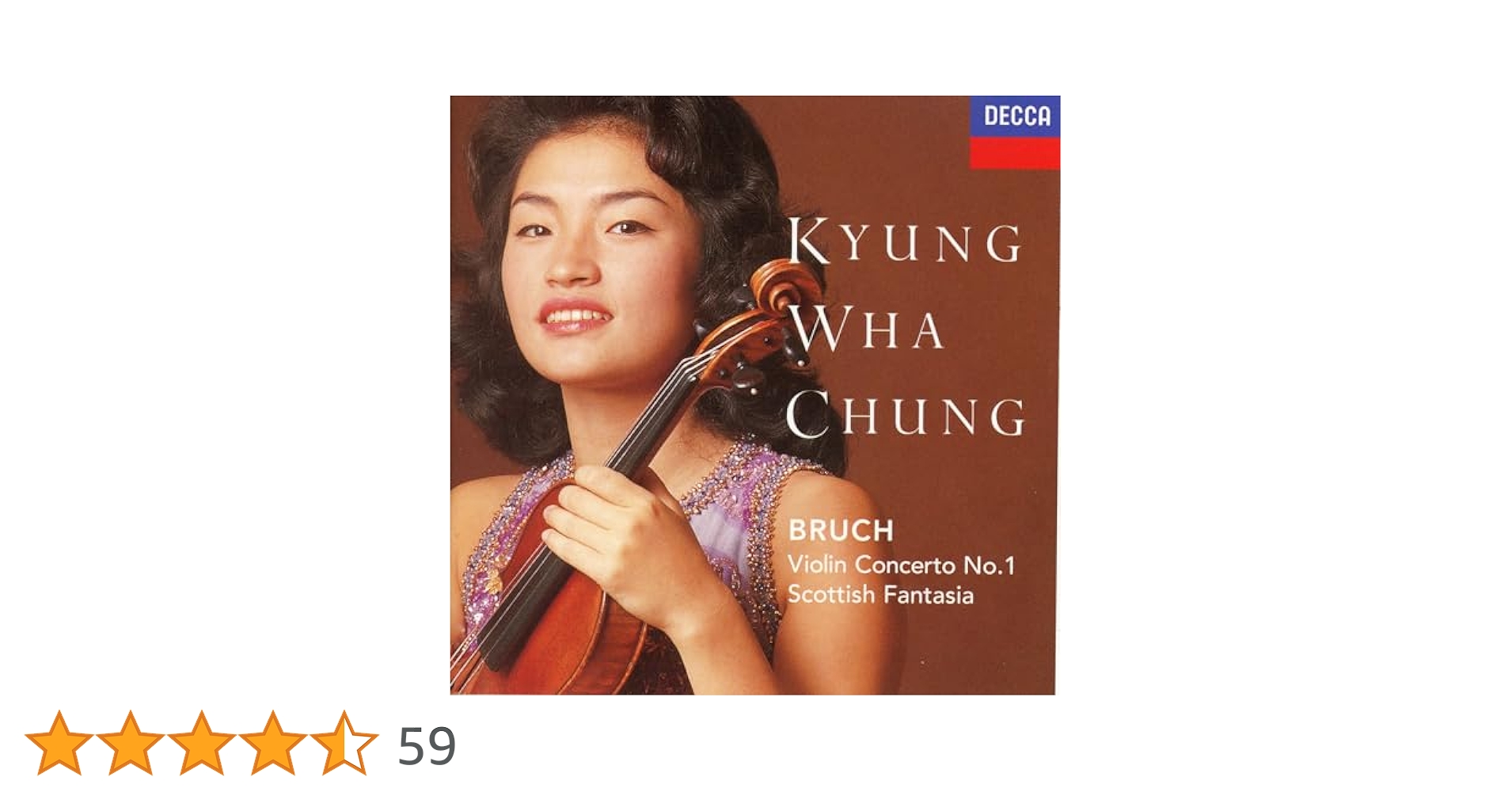 その他 LP Bruch, Kyung-wha Chung Violin Concerto No.1 Op. 26 KIJC9133 LONDON Japan /00260 Bruch: Violin Concerto No.1 / Scottish Fantasia: Amazon.co
